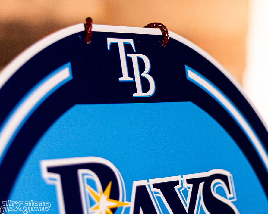 Tampa Bay Rays Personalized Monogram Metal Art