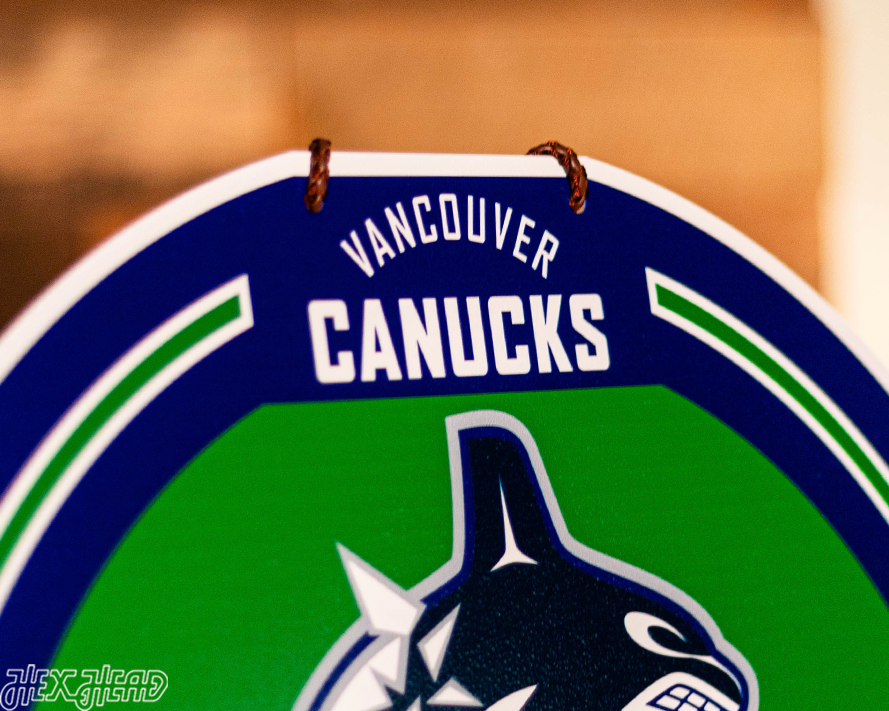 Vancouver Canucks Personalized Monogram Metal Art