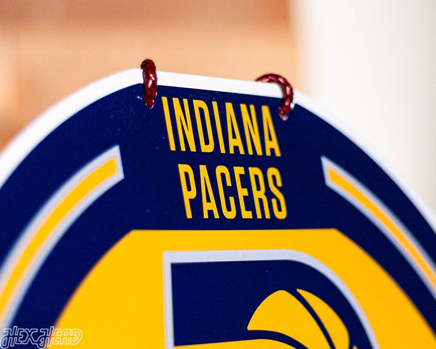 Indiana Pacers Personalized Monogram Metal Art