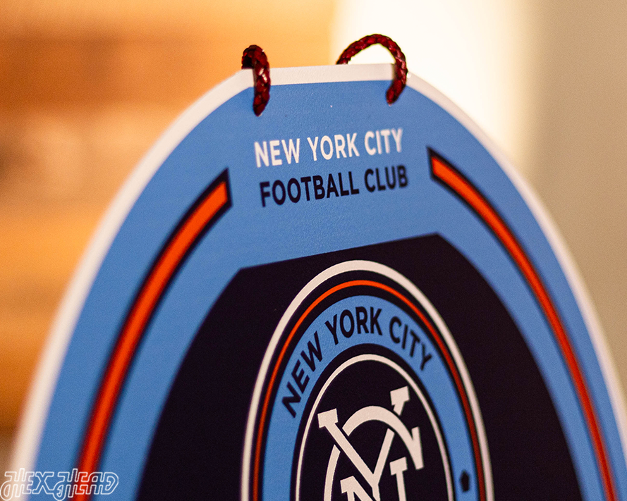 New York City FC Personalized Monogram Metal Art