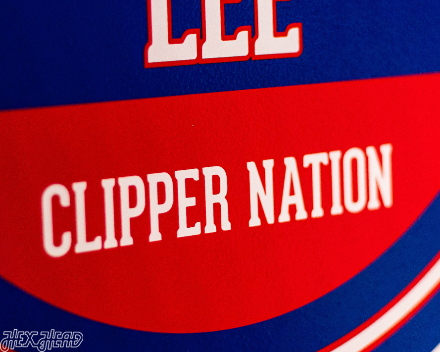 Los Angeles Clippers Personalized Monogram Metal Art