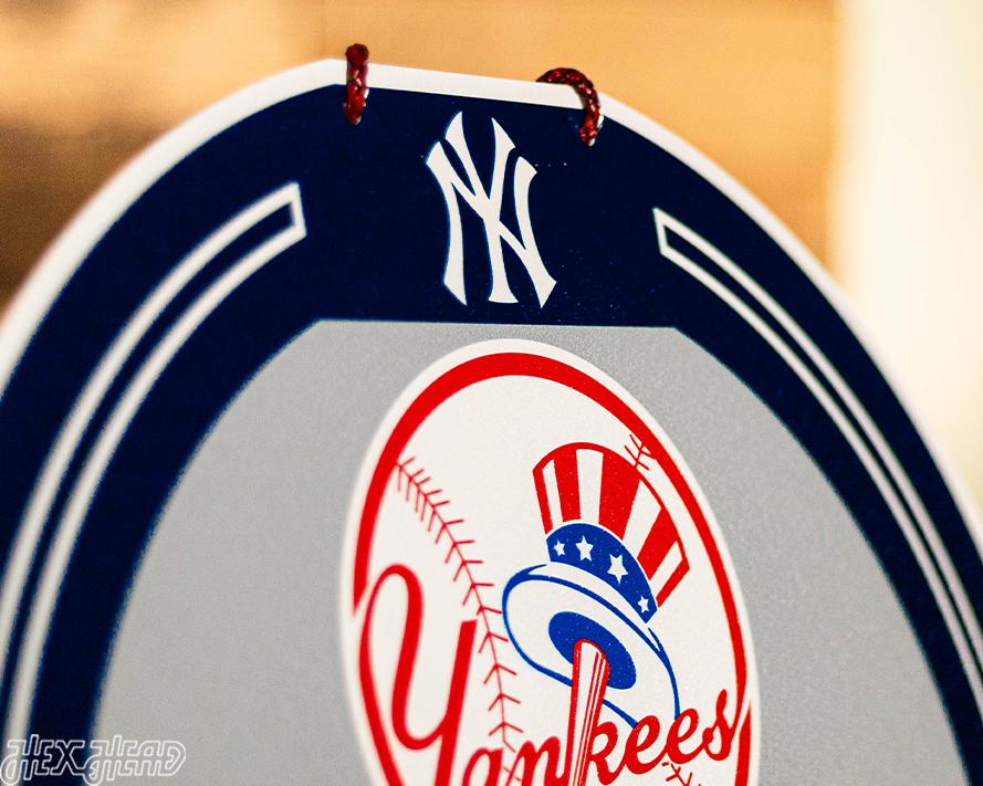 New York Yankees Personalized Monogram Metal Art