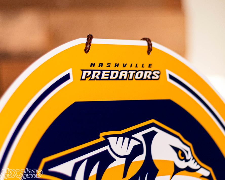 Nashville Predators Personalized Monogram Metal Art