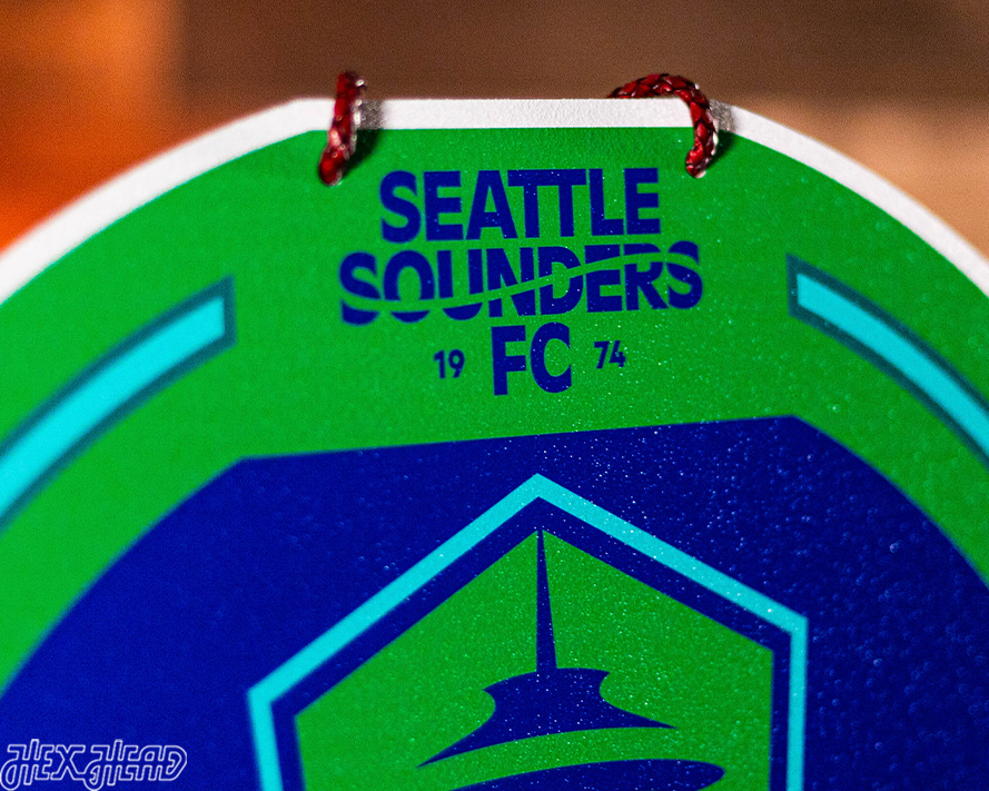 Seattle Sounders FC Personalized Monogram Metal Art