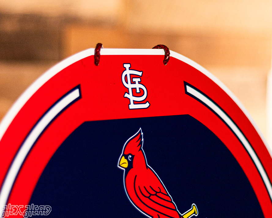 St. Louis Cardinals Personalized Monogram Metal Art