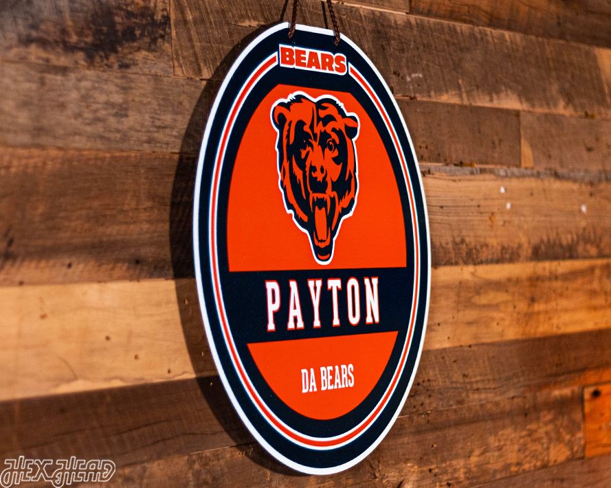 Chicago Bears Personalized Monogram Metal Art