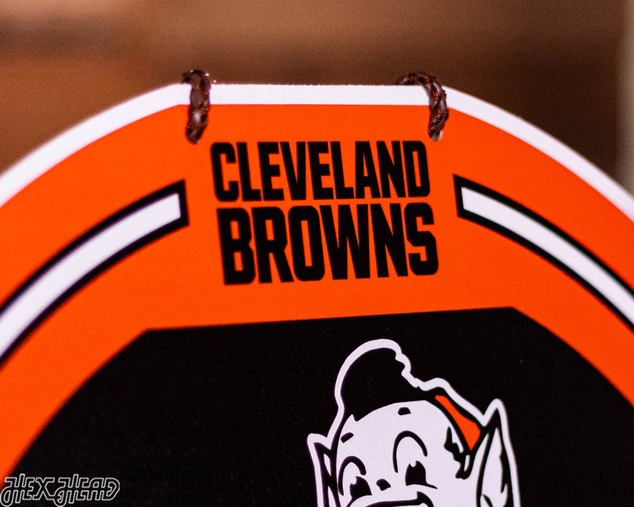 Cleveland Browns Personalized Monogram Metal Art