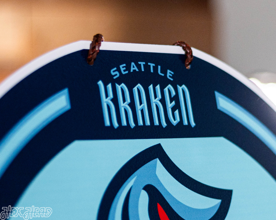 Seattle Kraken Personalized Monogram Metal Art