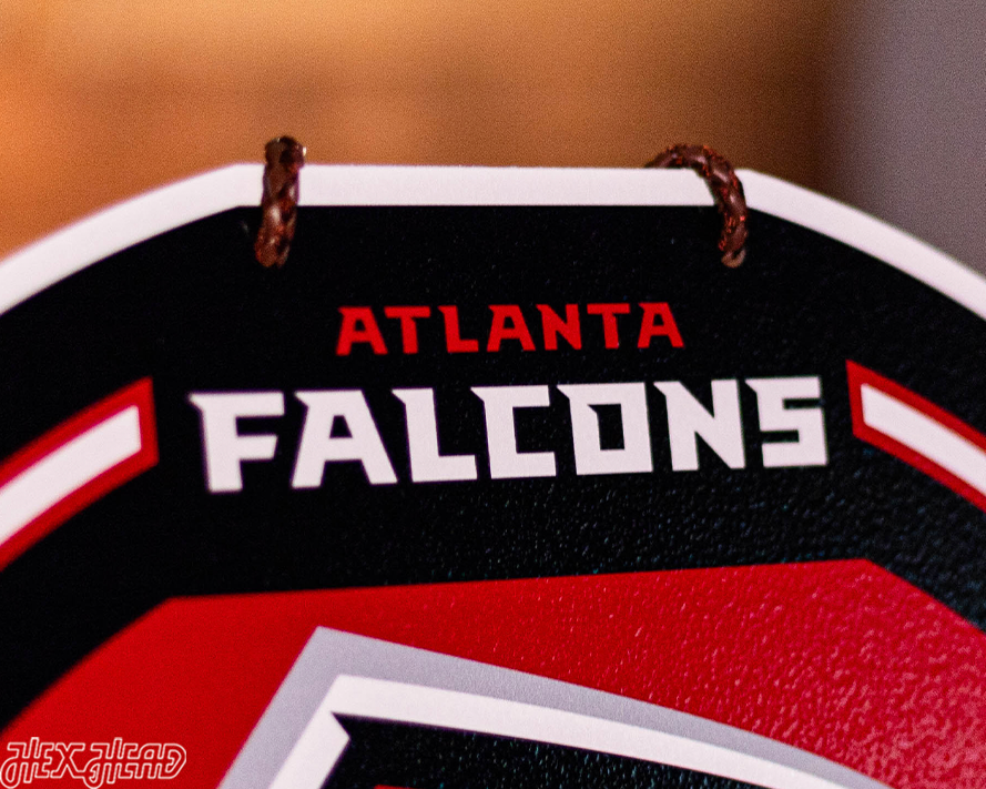 Atlanta Falcons Personalized Monogram Metal Art