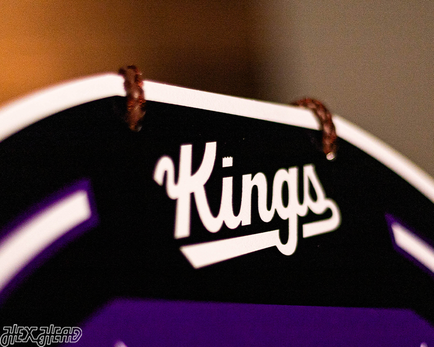 Sacramento Kings Personalized Monogram Metal Art