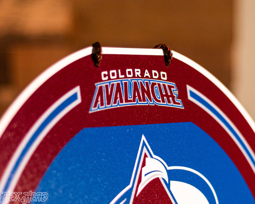 Colorado Avalanche Personalized Monogram Metal Art