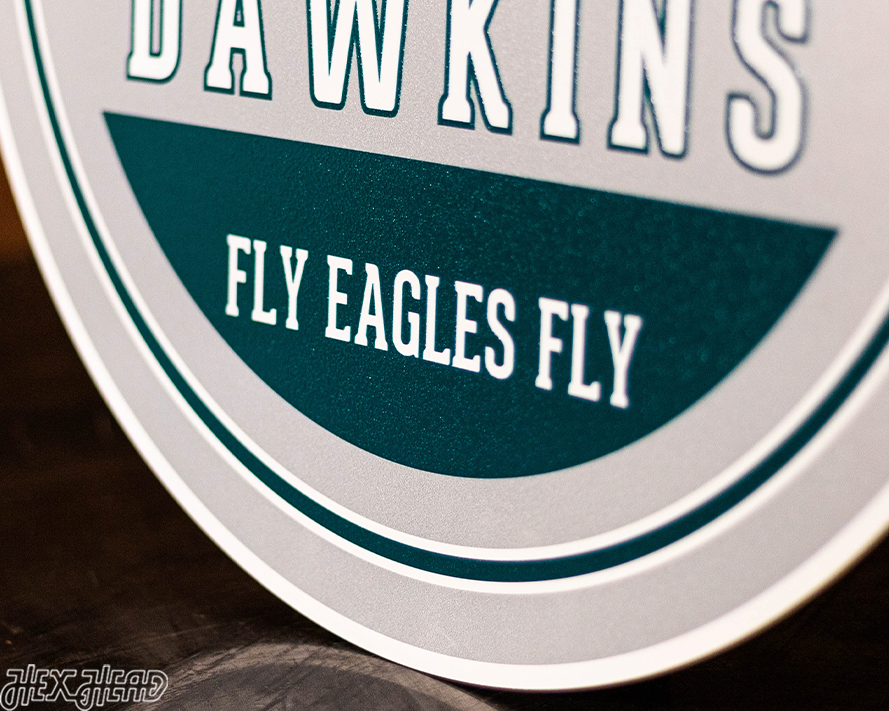 Philadelphia Eagles Personalized Monogram Metal Art