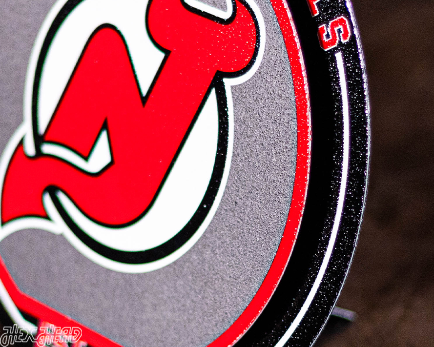 New Jersey Devils "Double Play" On the Shelf or on the Wall Art