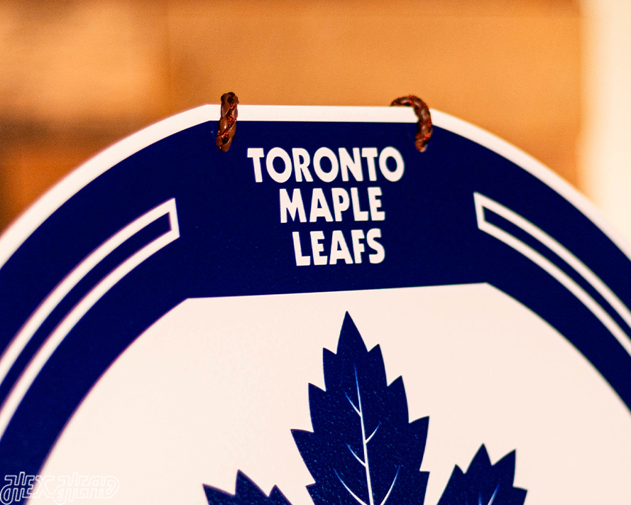 Toronto Maple Leafs Personalized Monogram Metal Art