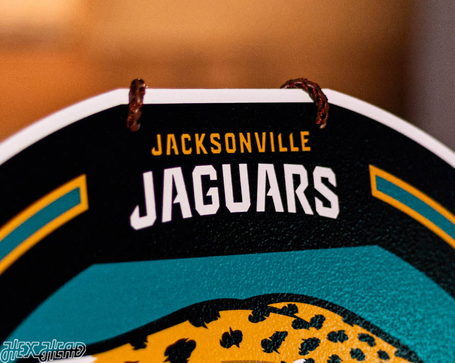 Jacksonville Jaguars Personalized Monogram Metal Art