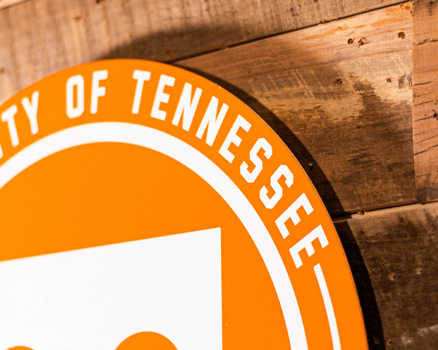 VARSITY Collection- SINGLE Layer Tennessee Volunteers Metal Wall Art