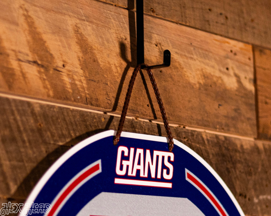 New York Giants Personalized Monogram Metal Art