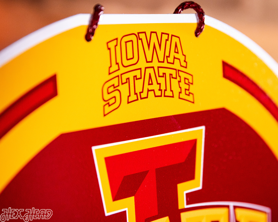 Iowa State Cyclones Personalized Monogram Metal Art