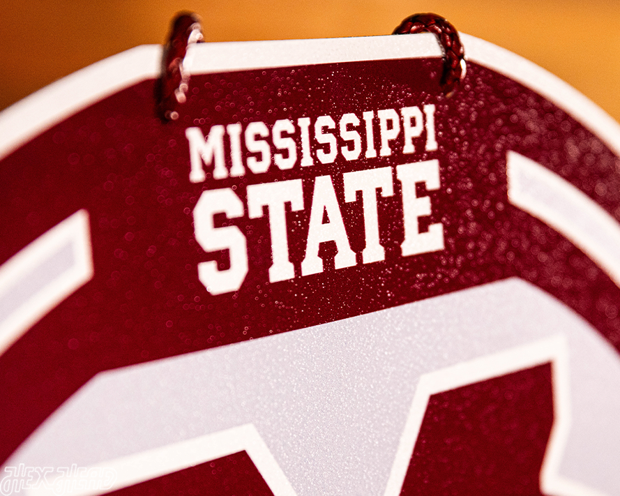 Mississippi State Bulldogs Personalized Monogram Metal Art