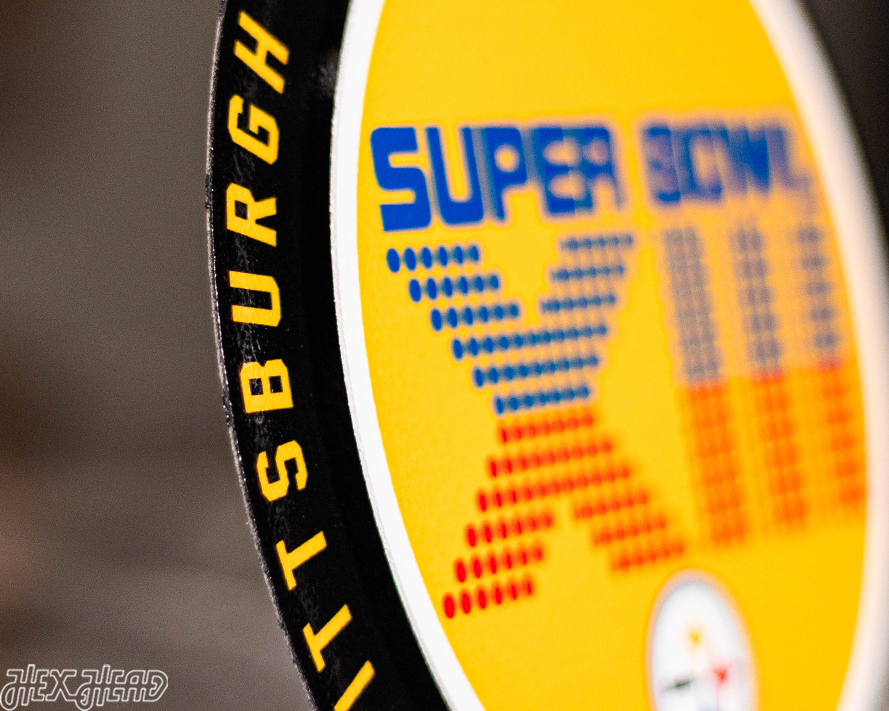 Pittsburgh Steelers Super Bowl XIII "Double Play" On the Shelf or on the Wall Art