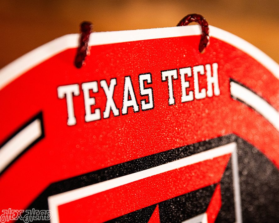 Texas Tech Red Raiders Personalized Monogram Metal Art