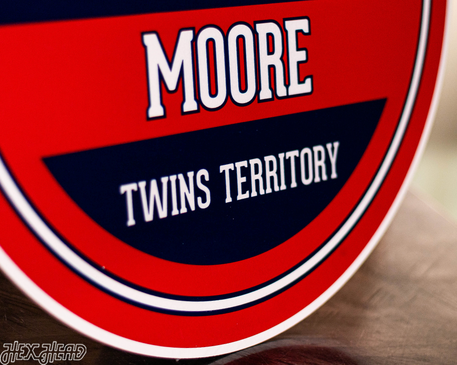 Minnesota Twins Personalized Monogram Metal Art