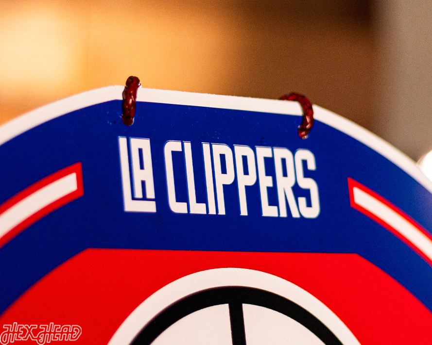 Los Angeles Clippers Personalized Monogram Metal Art