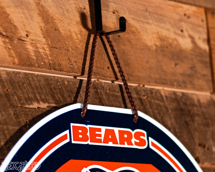 Chicago Bears Personalized Monogram Metal Art