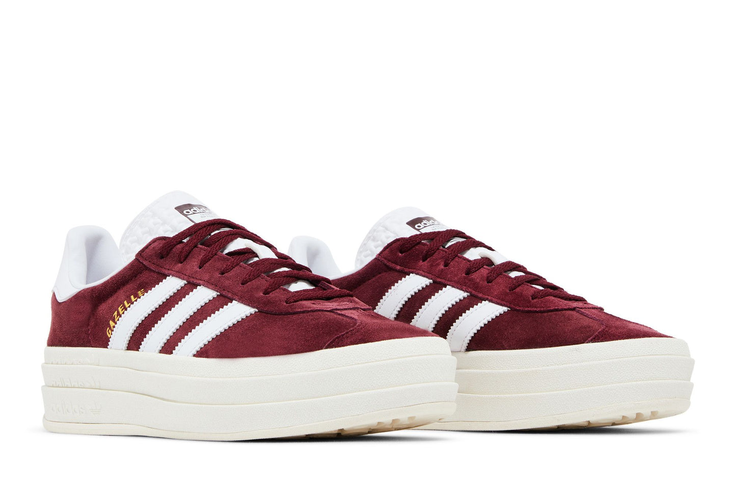 (Women) adidas Gazelle Bold Shadow Red White HQ6892