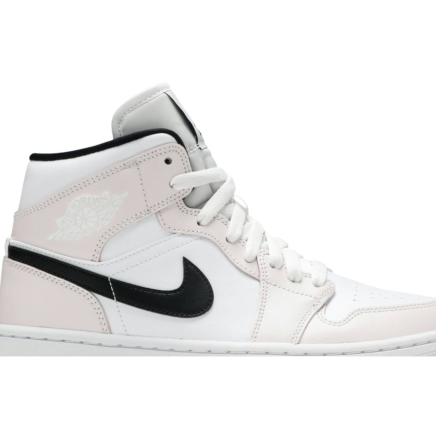 (Women) Air Jordan 1 Mid Barely Rose BQ6472-500