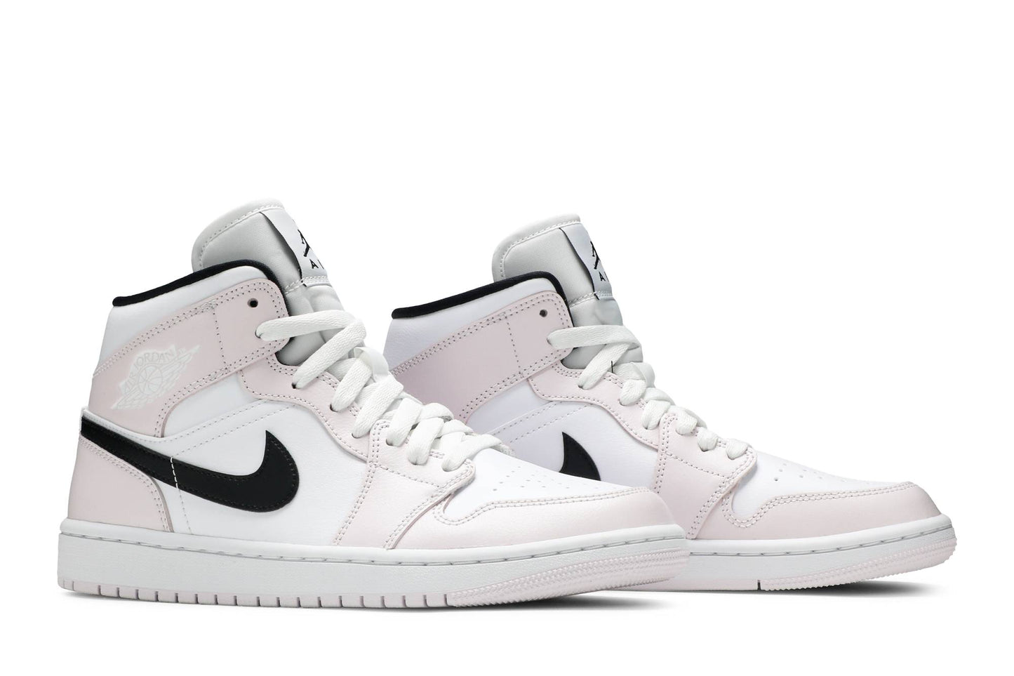 (Women) Air Jordan 1 Mid Barely Rose BQ6472-500