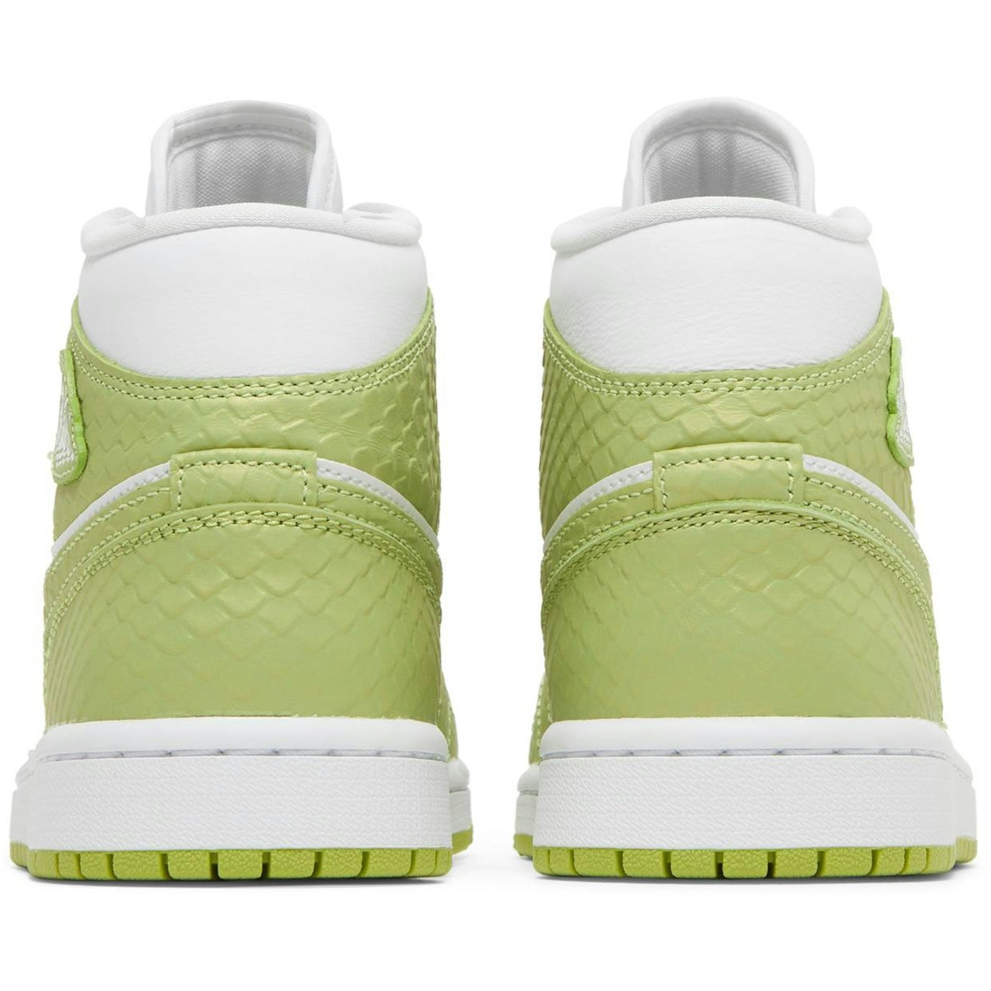 (Women) Air Jordan 1 Mid SE Green Python DV2959-113