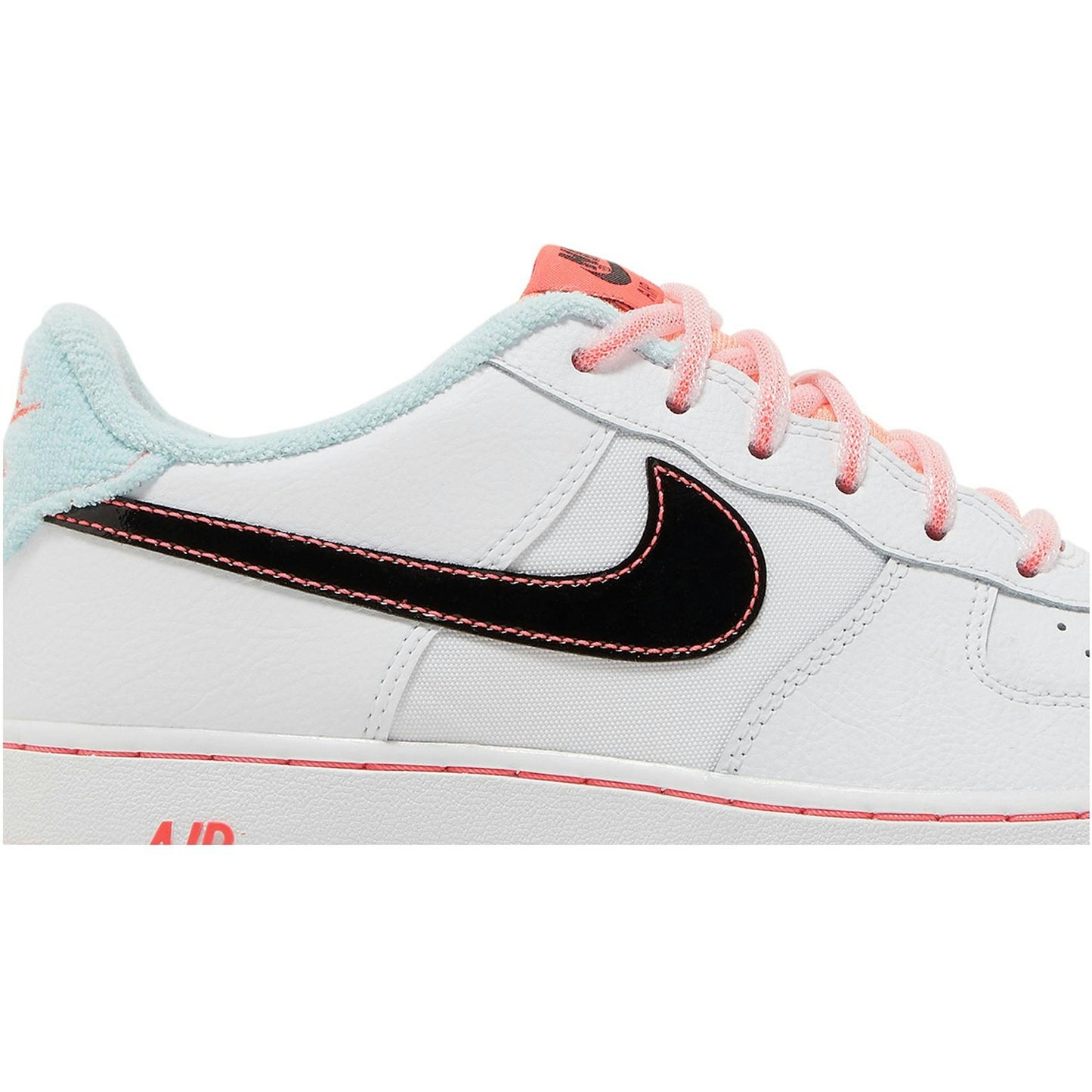 (Youth) Nike Air Force 1 07 LV8 GS White Atomic Pink DD7709-100