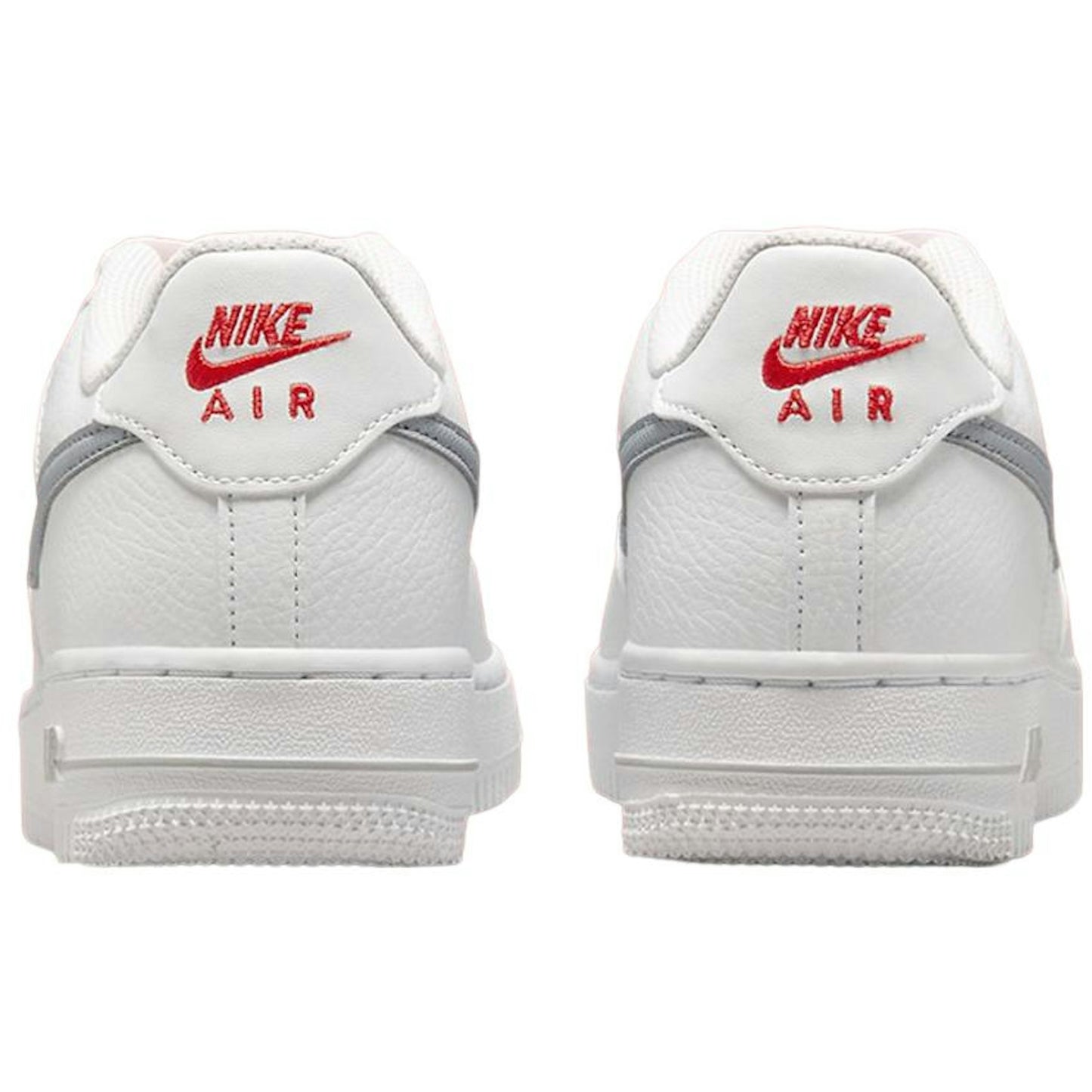 (Youth) Nike Air Force 1 Low White Grey Red FD9772-100