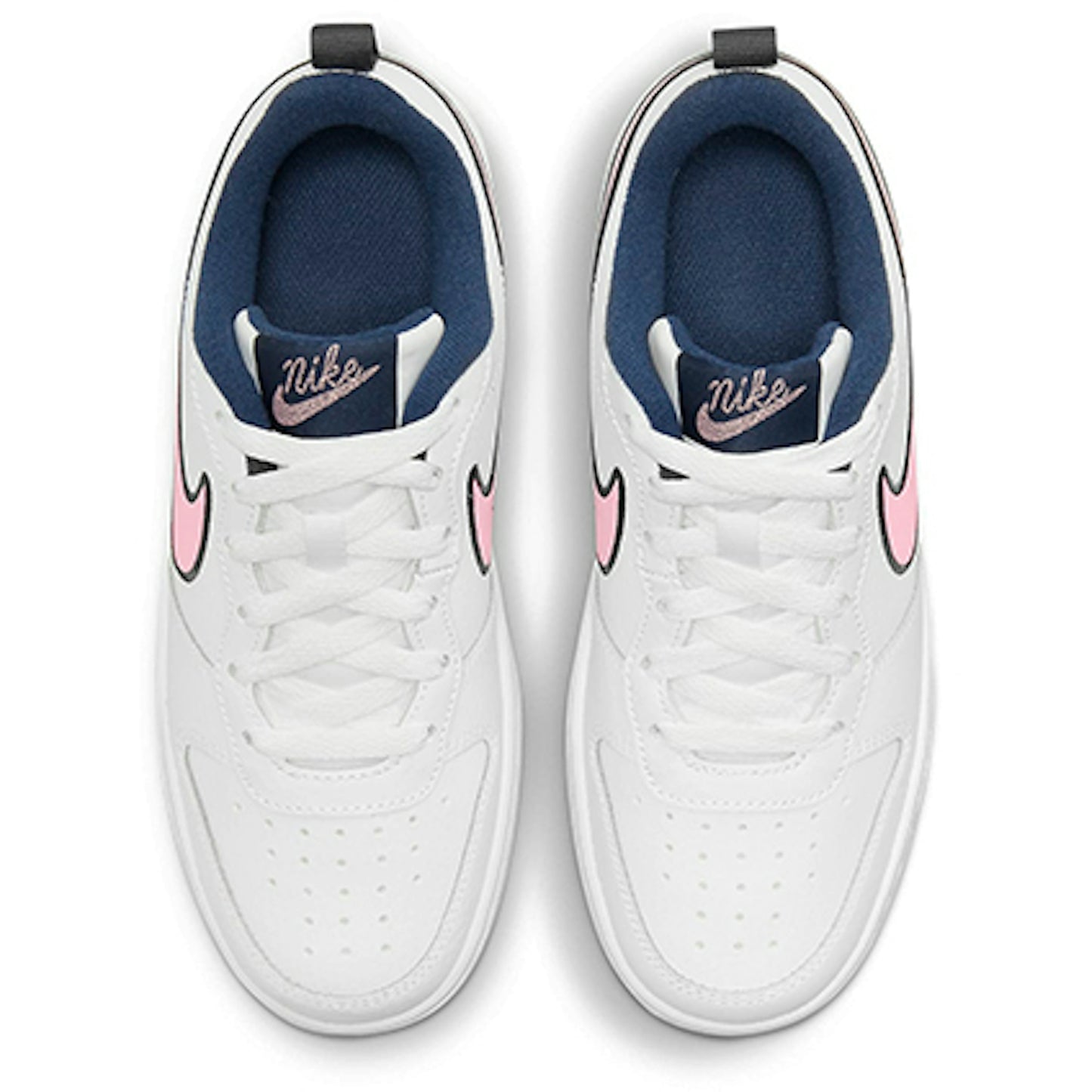 (Youth) Nike Court Borough Low 2 SE1 ‘White Blue Pink’ DB3090-100