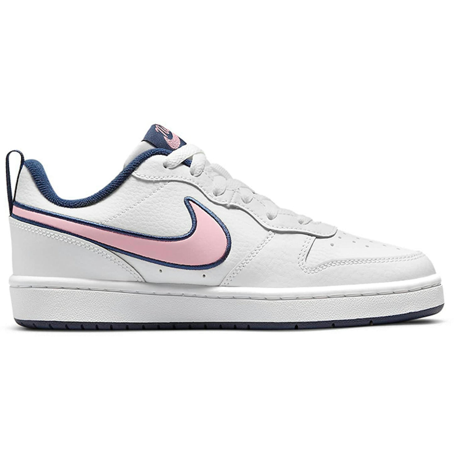 (Youth) Nike Court Borough Low 2 SE1 ‘White Blue Pink’ DB3090-100