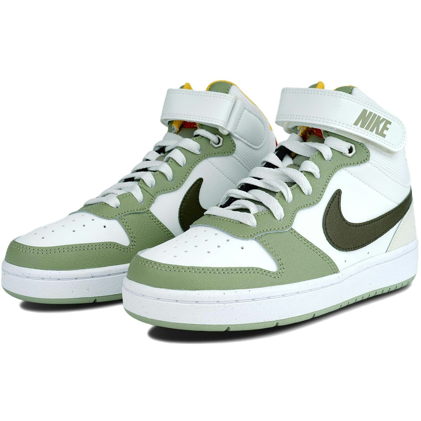 (Youth) Nike Court Borough Mid 2 Shoes ‘Off White Green’ FV3649-171