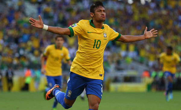 Brazilian forward Neymar