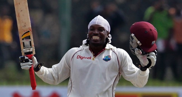highest sixes in Test matches Gayle 