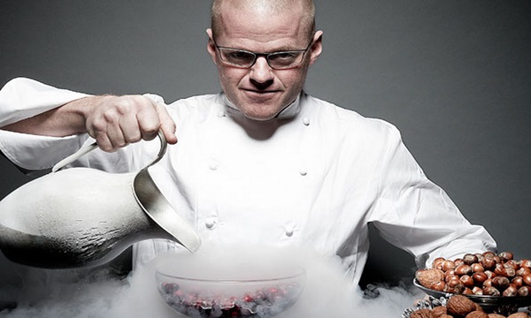 Heston Bluementhal is one of the celebrity chefs 
