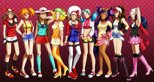 Best Pokemon Female Characters. 