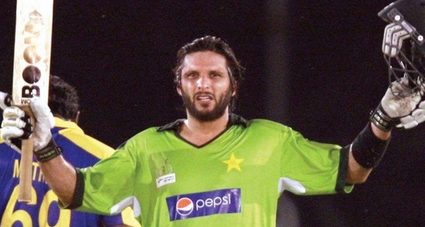 Youngest century scorers Afridi
