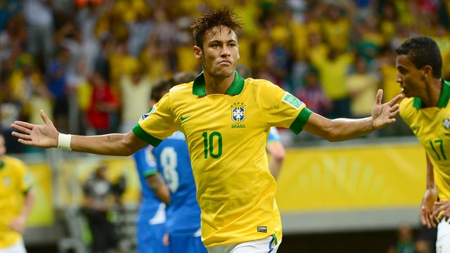 Brazilian forward Neymar